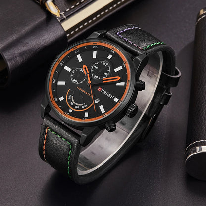 Reloj CURREN Original de cuarzo para hombre, marca superior masculina, elegante y resistente