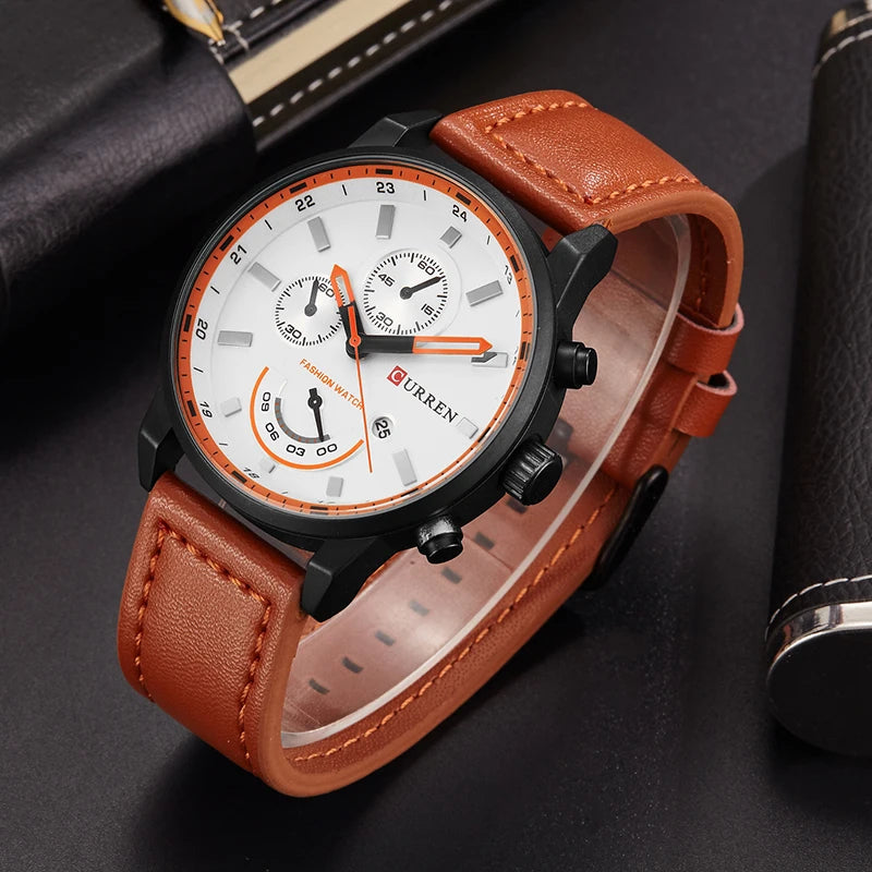 Reloj CURREN Original de cuarzo para hombre, marca superior masculina, elegante y resistente