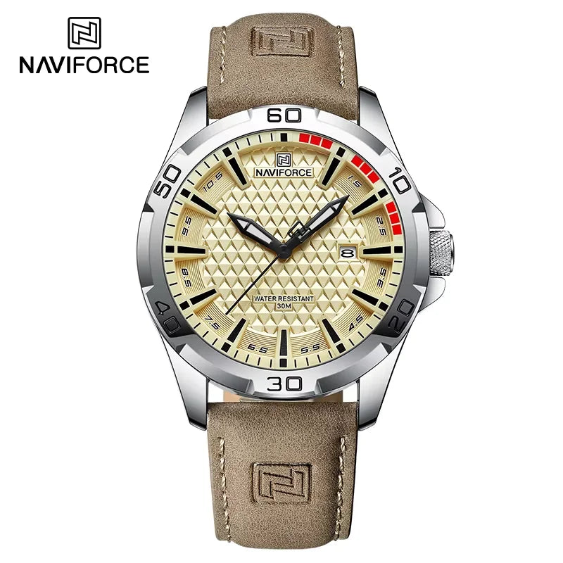 Luvo Vanguard Leather – Reloj Ejecutivo Deportivo de Cuero