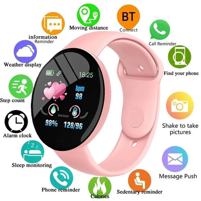 Reloj Inteligente D18 Unisex – Smartwatch Deportivo Bluetooth