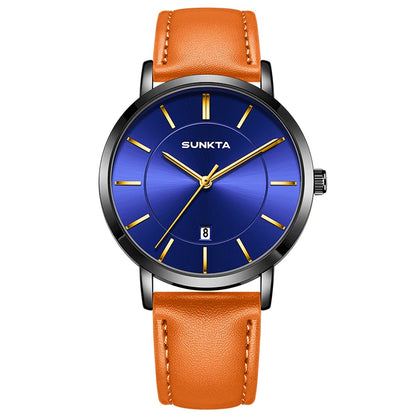 Reloj LIGE sunkta para hombre de lujo – cuarzo clásico ultrafino con fecha