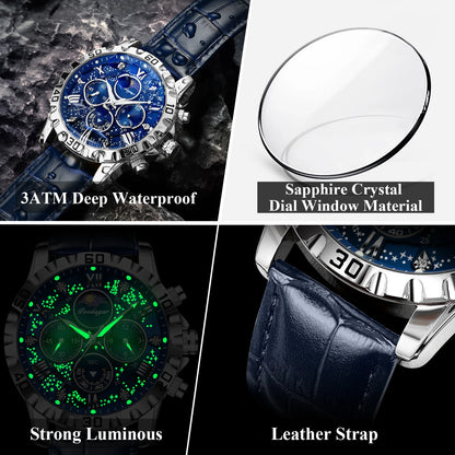POEDAGAR Heritage Chronograph™ | Presencia y Elegancia Masculina