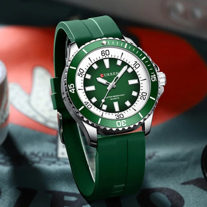 Reloj de cuarzo para hombre resistente resistente al agua