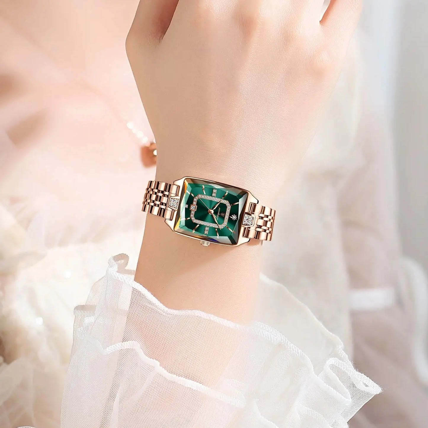 Reloj POEDAGAR de Lujo para Mujer en Acero Inoxidable