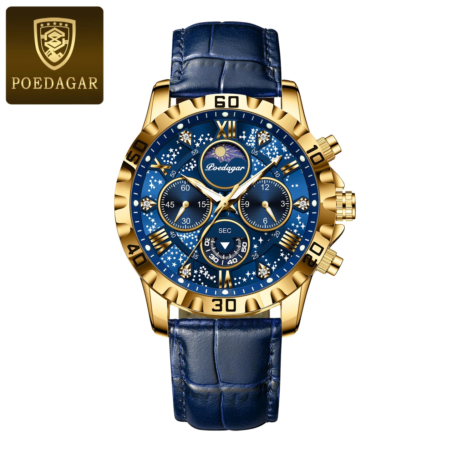 POEDAGAR Heritage Chronograph™ | Presencia y Elegancia Masculina