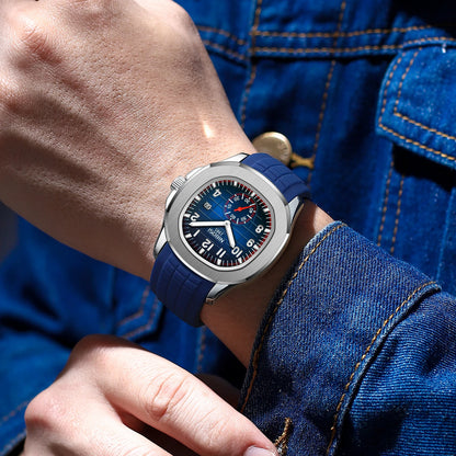 Reloj casual  para hombre cuarzo de lujo estilo resistente al agua