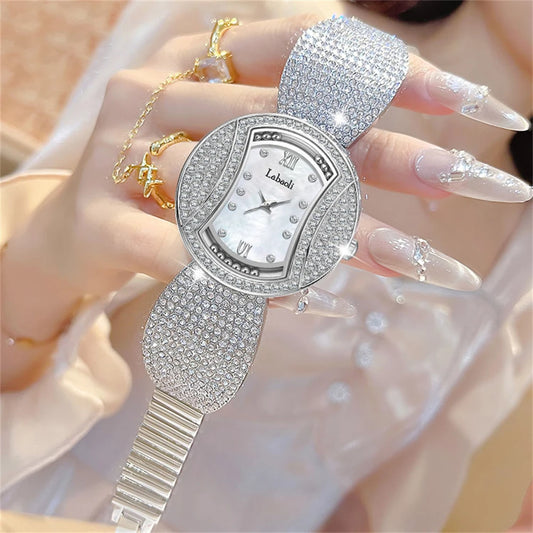 Reloj de lujo para mujer cielo estrellado con diamantes