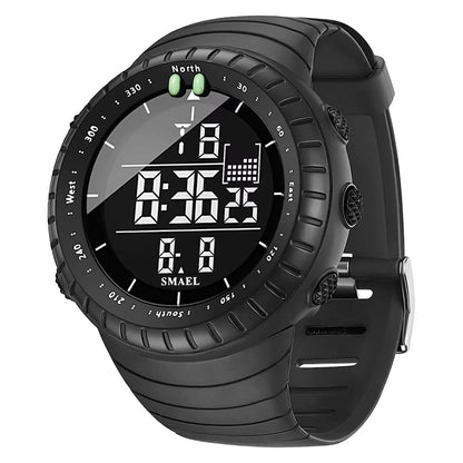 Reloj deportivo digital para hombre 50M – Táctico militar LED, resistente al agua