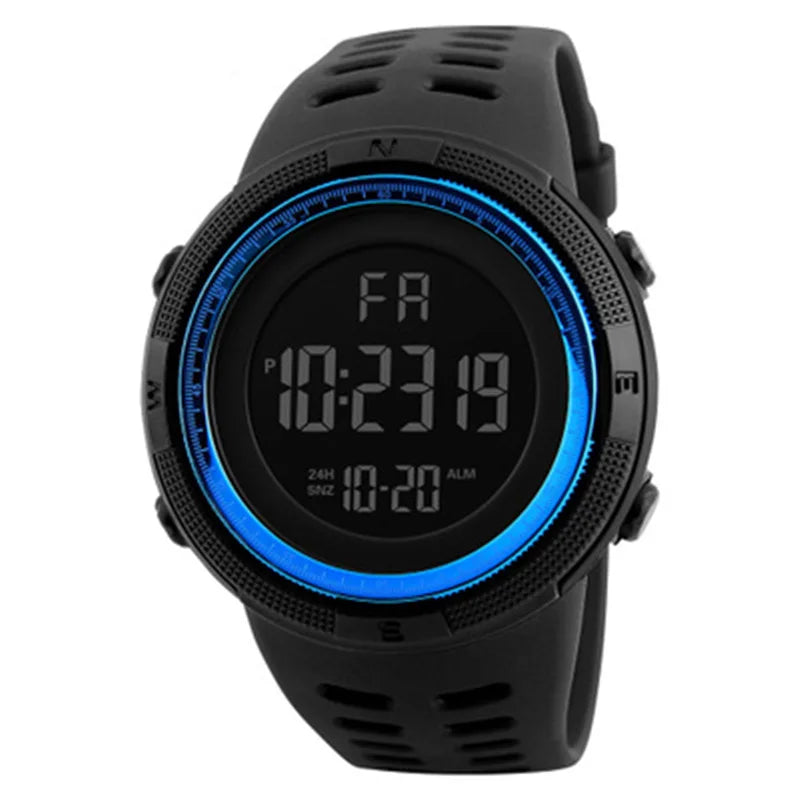 Reloj deportivo militar para hombre, reloj electrónico digital LED