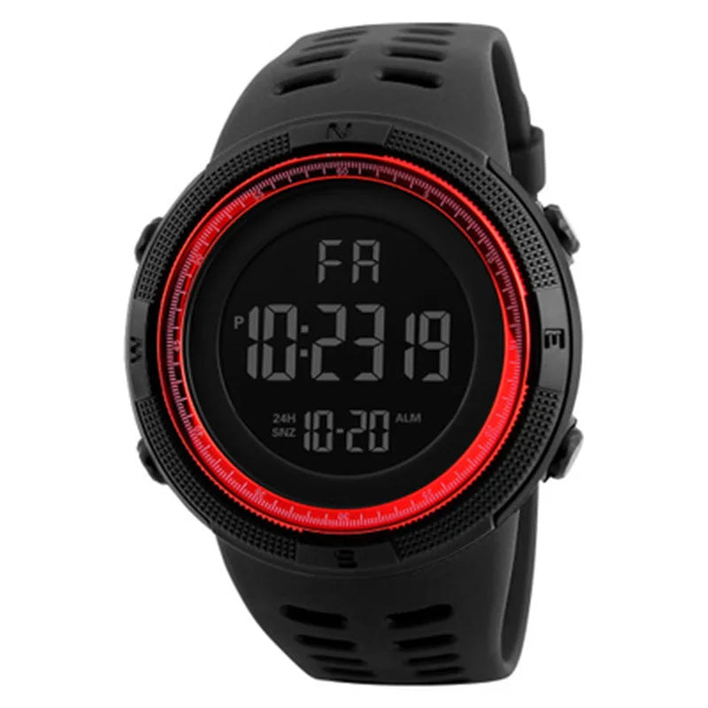 Reloj deportivo militar para hombre, reloj electrónico digital LED