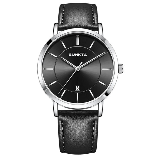 Reloj LIGE sunkta para hombre de lujo – cuarzo clásico ultrafino con fecha