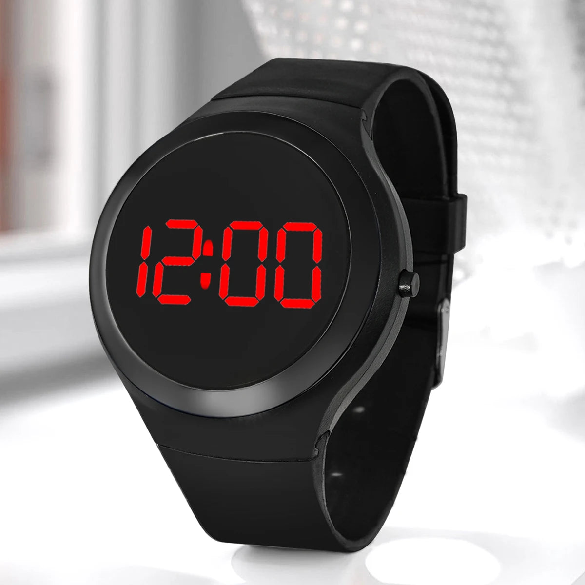 Reloj deportivo electrónico, diseño simple e informal ideal