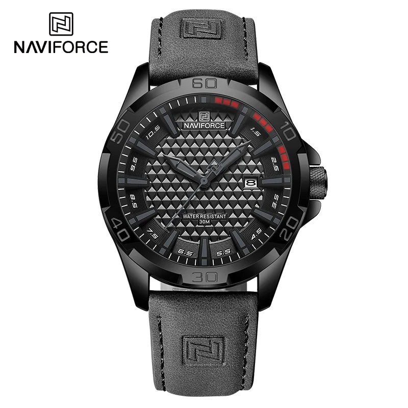 Luvo Vanguard Leather – Reloj Ejecutivo Deportivo de Cuero