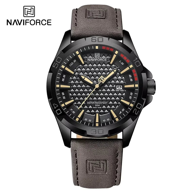 Luvo Vanguard Leather – Reloj Ejecutivo Deportivo de Cuero