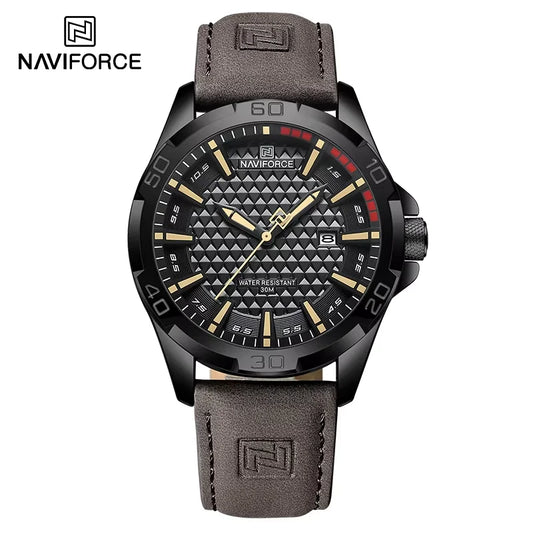 Luvo Vanguard Leather – Reloj Ejecutivo Deportivo de Cuero