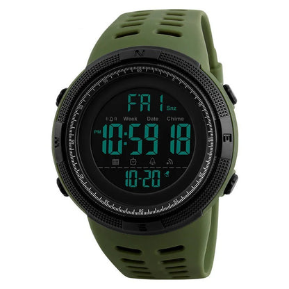 Reloj deportivo militar para hombre, reloj electrónico digital LED
