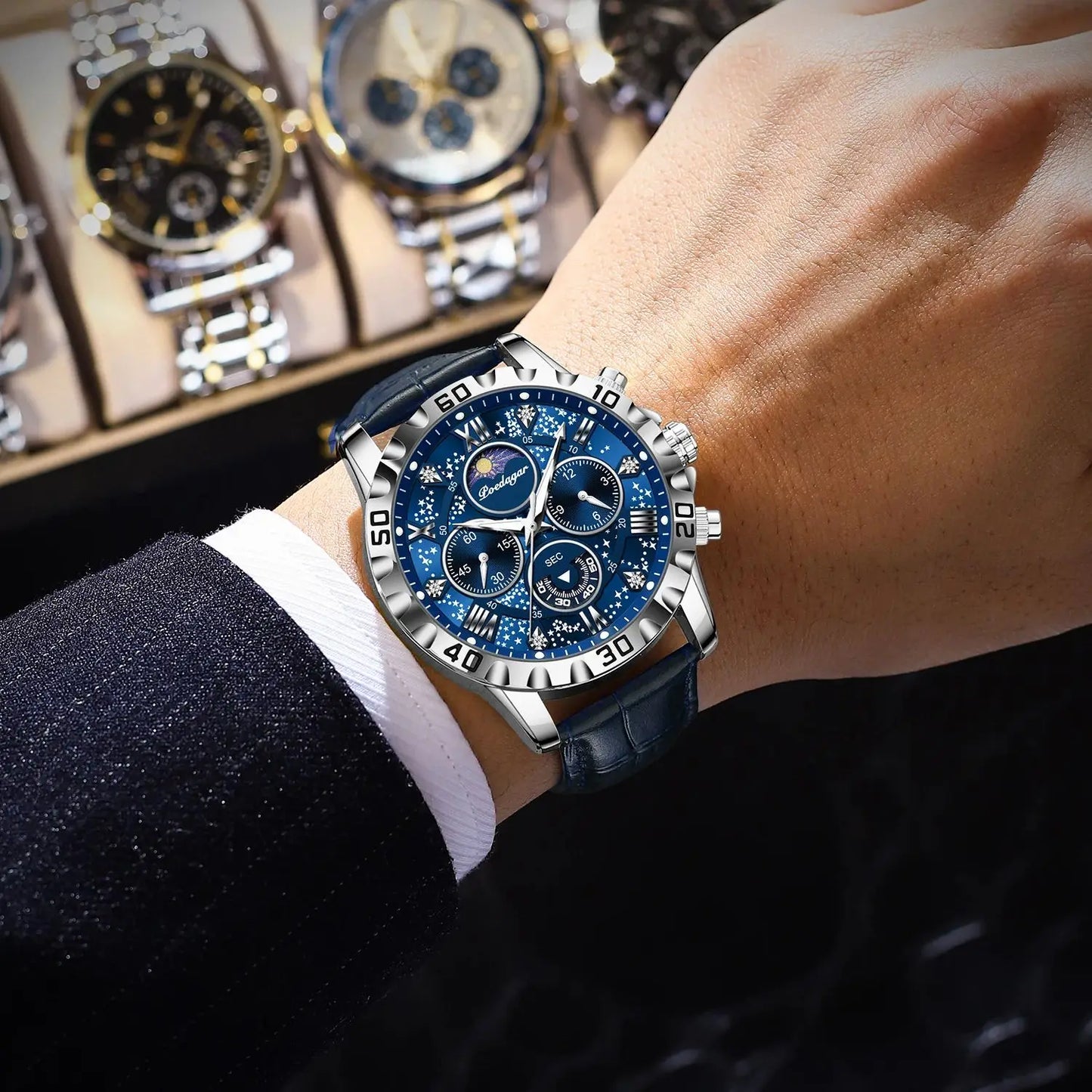 POEDAGAR Heritage Chronograph™ | Presencia y Elegancia Masculina